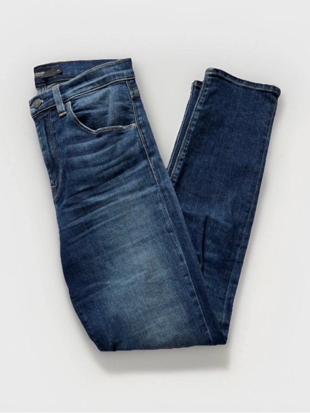 Hudson Jeans Women's Size 26 Blue Medium Wash High Rise Stretch Holly Skinny